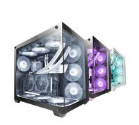 Mars Gaming MCV4 Negro Torre Gaming Custom XXL E-ATX Ventana Cristal Templado Lateral y Frontal Sin Marco Estructura Modular