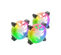 Pack 3x Ventiladores ARGB 120mm MF-3A (Negro) - MARS-GAMING