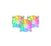 Pack de 3 ventiladores ARGB MF3AR de 120 mm (blancos) - MARS-GAMING