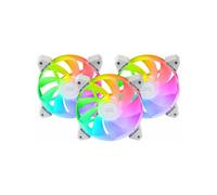 Pack 3 Ventiladores Invertidos Mars Gaming MF-3AR/ 12cm/ ARGB/ Blanco