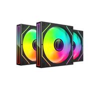 Pack 3 Ventiladores Mars Gaming MF-3DPROKIT/ 12cm + HUB + Mando a Distancia/ ARGB