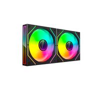 MARS GAMING MF-3DPROX2, Kit 2x Ventiladores PWM 120mm, Iluminación ARGB Triple Infinity Mirror 360°, Sistema de Control PWM, Rodamientos FDB, Ventiladores PC con Compatibilidad Total ARGB, Blanco
