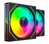 Mars Gaming Mf-3dprox2 Kit 2x Ventiladores Pwm Fdb 120mm Argb Triple Infinity Mirror 360° Negro