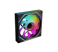 Mars Gaming MF-3DPROX2R Kit 2x Ventiladores ARGB 120mm Aspas Invertidas PWM FDB Negro