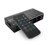 Mars Gaming MF-HUB, Hub de Control de Ventiladores PWM, Controlador de Velocidad hasta 10x Ventiladores e Iluminación ARGB hasta 10x Dispositivos, Mando a Distancia, Compatibilidad Total ARGB, Negro