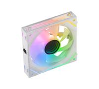 Mars Gaming MF-LINKFINITY, Ventilador Modular PWM 120mm, Sistema de Conexión LINKFINITY, Iluminación Infinity Mirror ARGB 360º, Ultra-silencioso 12dB, Blanco