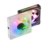 Mars Gaming - MF-LINKFINITY Blanco, Ventilador Modular PWM 120mm, Sistema de Conexión LINKFINITY, Iluminación Infinity Mirror AR