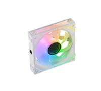 Mars Gaming MF-LINKFINITY, Ventilador Modular PWM 120mm, Sistema de Conexión LINKFINITY, Iluminación Infinity Mirror ARGB 360º, Ultra-silencioso 12dB, Blanco