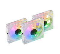Pack 3 Ventiladores Mars Gaming MF-LINKFINITYKIT/ 12cm/ ARGB/ Blancos