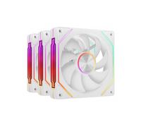 Pack 3 Ventiladores Mars Gaming MF-LINKFINITYKIT2/ 12cm/ ARGB/ Blanco