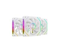 Pack 3 Ventiladores Invertidos Mars Gaming MF-LINKFINITYKIT2R/ 12cm/ ARGB/ Blancos