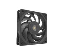 Mars Gaming MF-NC, Ventilador PC PWM 120mm, Rodamiento FDB de Cobre Hiperbalanceado, Ventilador Silencioso con Diseño de Aspas Híbridas, Ventilador Ordenador Profesional, Negro