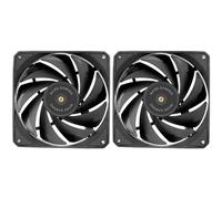 Mars Gaming MF-NCLX2 120mm Doble Pack Negro