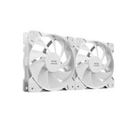 Mars Gaming MF-PWMX2, Kit 2 Ventiladores 120mm, Ultra silenciosos FDB 12dB, Sistema Anti-vibraciones, Sistema PWM, Blanco