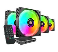 Mars Gaming MF-SI4KIT ARGB Black (Kit de 4 ventiladores) 120mm - Ventilador