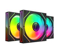 Pack 3 Ventiladores Mars Gaming MF-3DPROKIT/ 12cm + HUB + Mando a Distancia/ ARGB
