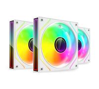 Mars Gaming - MF3DPROKITW sistema de refrigeración para ordenador Carcasa del ordenador Ventilador 12 cm Blanco