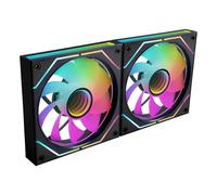 Mars Gaming - MF3DPROX2R sistema de refrigeración para ordenador Carcasa del ordenador Ventilador 12 cm Negro