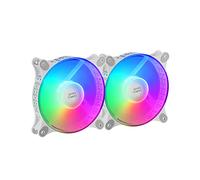 Mars Gaming MF-DUO Blanco - Kit de 2 ventiladores 120mm