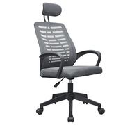 Mars Gaming MGC-ERGOB, Silla Gaming Ergonómica, Asiento y Respaldo de Malla Transpirable, Reposacabezas Regulable, Altura Ajustable Entre 110.5 y 120.5cm, Sistema de Balanceo de 3° a 18°, Negro