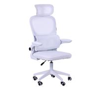 Mars Gaming MGC-ERGOPRO, Silla Ergonómica Profesional, Soporte Lumbar Activo, Malla Transpirable, Altura Ajustable 120-130cm, Reposabrazos Abatibles, Reposacabezas Regulable, Silla de Oficina, Blanco