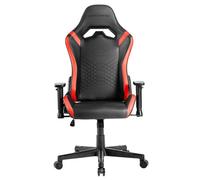 Mars Gaming MGC-PRO, Silla Gaming Profesional, Acabado Cuero PU, Reposabrazos 2D y Respaldo Reclinable 135°, Cojines Lumbar y