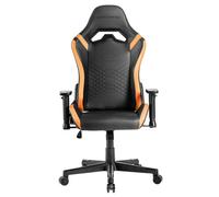 Mars Gaming MGC-PRO, Silla Gaming Profesional, Acabado Cuero PU, Reposabrazos 2D y Respaldo Reclinable 135°, Cojines Lumbar y