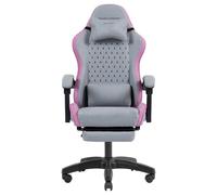Mars Gaming Mgc-x Silla Gaming Ergonómica Tejido Transpirable Cojín Cervical Y Lumbar Rosa