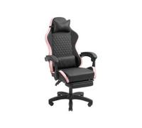 Mars Gaming MGCXBPK Silla Gamer Negra/Rosa Reclinable Reposabrazos Ajustable Reposapies Cojines
