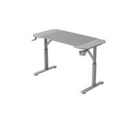 Mars Gaming MGD-ERGO120, Mesa Altura Ajustable 3 Posiciones, Superficie Ergonómica, Estructura Metálica, Alfombrilla XXL, Soporte Auriculares y Bebida, Gestión Cableado, Mesa Gaming 120x60cm, Blanco