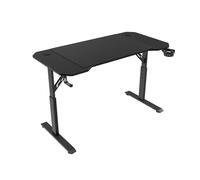 Mars Gaming MGD-ERGO120 Mesa Altura Ajustable 3 Posiciones Ergonómica Alfombrilla 120x60cm Negro