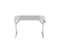 Mars Gaming MGD-ERGO120, Mesa Altura Ajustable 3 Posiciones, Superficie Ergonómica, Estructura Metálica, Alfombrilla XXL, Soporte Auriculares y Bebida, Gestión Cableado, Mesa Gaming 120x60cm, Blanco