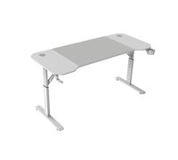 Mars Gaming MGD-ERGO140 Mesa Altura Ajustable 3 Posiciones Ergonómica Alfombrilla 140x60cm Blanco