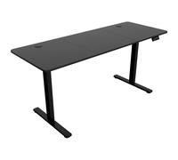 Mars Gaming MGD-ERGOPRO160, Mesa Elevable Eléctrica 73-118cm, Superficie Extragrande 160cm, Perfiles de Altura Personalizados, Sistema Anticolisión, Bloqueo de Seguridad, Fibra Carbono y Acero, Blanco