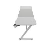 Mesa Mars Gaming Mgdx160w Chasis Acero 160x60x75 Fibra de Carbono Gestion Cables Blanco