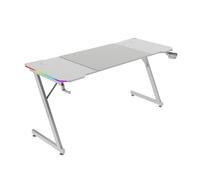 Mars Gaming MGD-X160RGB Mesa Ergonómica ARGB Mando Alfombrilla XXL Soportes Externos 160x60cm Blanco