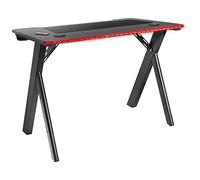 Mars Gaming MGD100RGB, Mesa Gaming Ergonómica RGB, Alfombrilla XXL, Soporte Cascos + Botella, 100x60cm, Negro