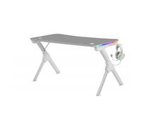 Mesa MARS GAMING MGD140RGB Blanca
