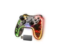 Mars Gaming MGP-24 Gamepad Inalámbrico 2.4GPRO Neon RGB Vibración Háptica Dual Joysticks Analógicos Mando para PC PS3 PS4 PS5