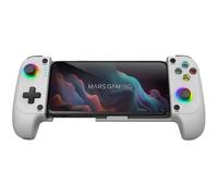 Mars Gaming Mando MGPX Bluetooth 5.0 2en1 RGB Vibración dual Función Turbo PC/Android/iOS Blanco