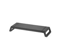 Mars Gaming MGS-PRO, Soporte Ergonómico para Monitor, Soporte Profesional para Smartphone y Tablet, Ajustable 3 Tamaños, Cajón Multifunción, Negro