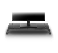 Mars Gaming MGS-PRO, Soporte Ergonómico para Monitor, Soporte Profesional para Smartphone y Tablet, Ajustable 3 Tamaños, Cajón Multifunción, Negro