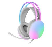 Mars Gaming MH-GLOW Auriculares Gaming 360 Full Chroma RGB Blanco