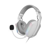 Auriculares Gaming con Micrófono Mars Gaming MH-PRO/ Jack 3.5/ USB/ Blancos