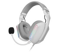 Mars Gaming Mh-pro Auriculares Rgb Flow Sonido Envolvente Almohadillas Air 3d Micrófono Blanco