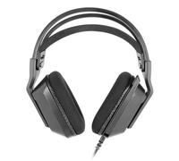 Mars Gaming MH-Strike, Auriculares Gaming FRGB Rainbow, Diseño Ergonómico, Drivers Neodimio 50mm, Micrófono Plegable, Controles Integrados, Almohadillas Air, Diadema Ajustable, Multiplataforma, Negro