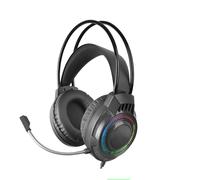 Mars Gaming MH124, Auriculares Gaming FRGB Rainbow, Diseño Ergonómico, Micrófono Flexible, Control de Volumen, Windows, Linux, Mac, PS4, PS5, Xbox One, Xbox Series X|S, Switch, Switch 2, Negro