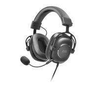 Mars Gaming MH6, Auriculares Neografeno, Micrófono Extraíble, Tarjeta Externa 7.1, Negro