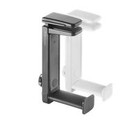 Mars Gaming MHH2, Soporte Auriculares Dual, Mecanismo Pinza Universal, Tamaño Ajustable y Rotación 360º, Almohadillas Protectoras, Instalación Bajo o Sobre mesa, Soporte Auriculares Negro o Blanco