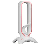 Mars Gaming MHHPRO Soporte Auriculares + Bungee para Ratón + HUB 2x USB 3.0 Blanco